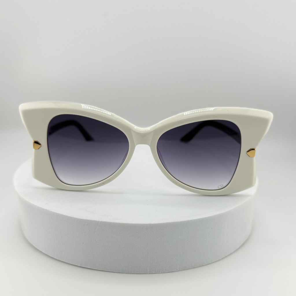 DIOR Eyewear DiorButterfly S2I Cateye Acetate Sunglasses – Women – White