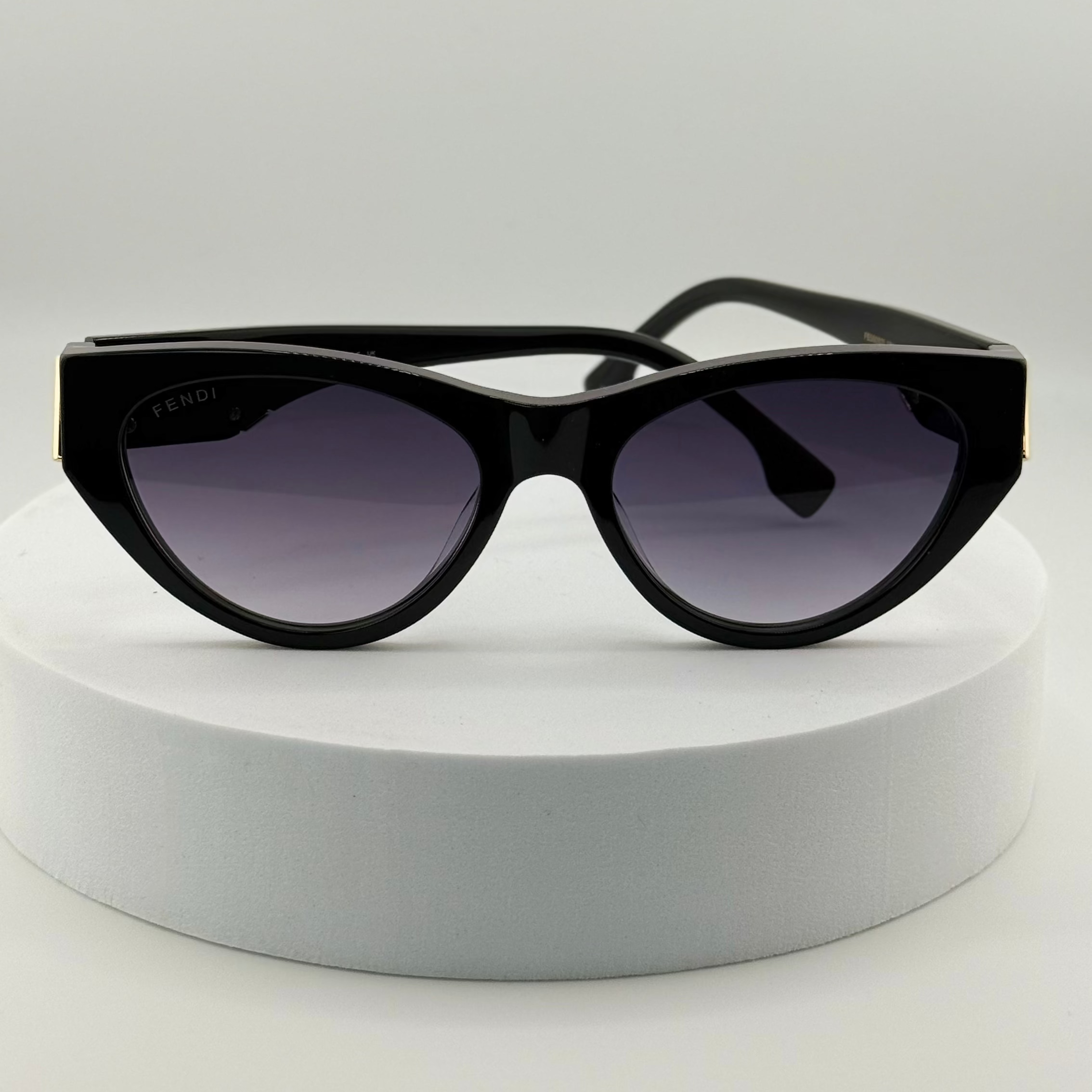 Fendi First FE Cat Eye Sunglasses – Black | Women’s Designer