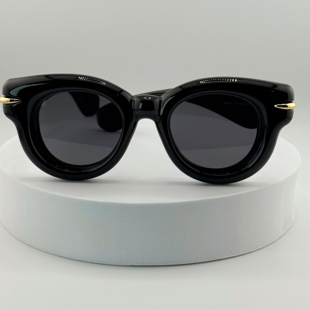 Loewe Inflated Round Sunglasses – Black