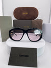 Tom Ford Women's Black Oversized Sunglasses | Elegant Designer Eyewear