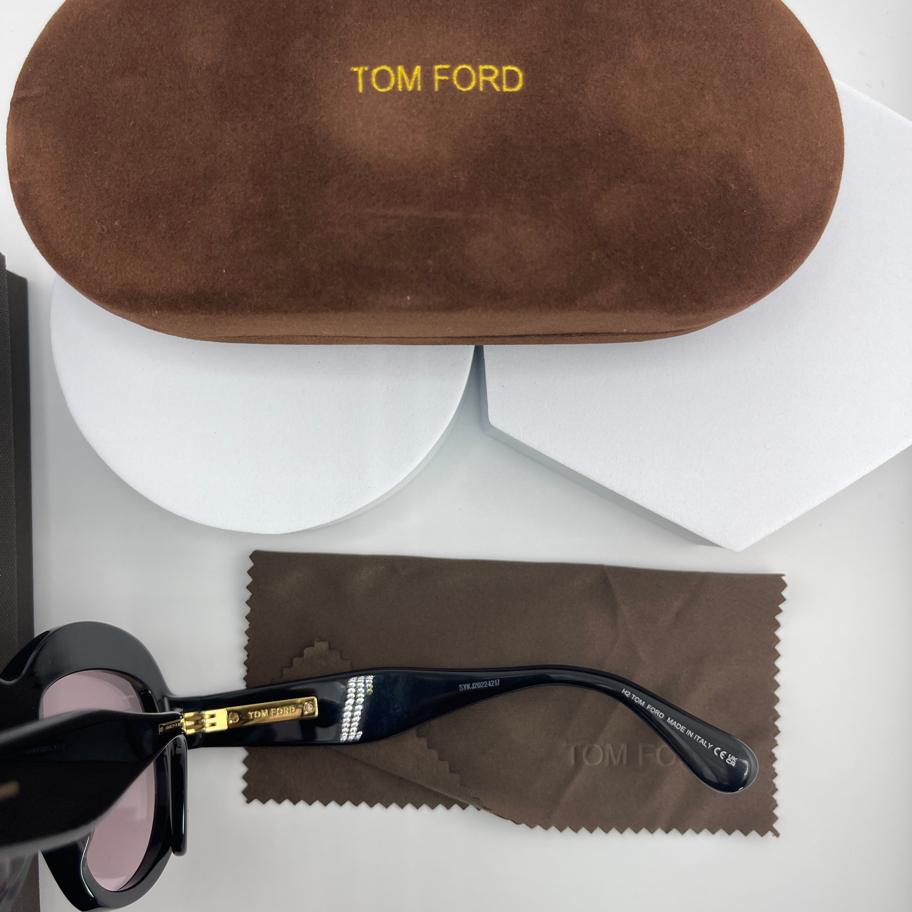 Tom Ford Women's Black Oversized Sunglasses | Elegant Designer Eyewear