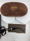 Tom Ford Women's Black Oversized Sunglasses | Elegant Designer Eyewear