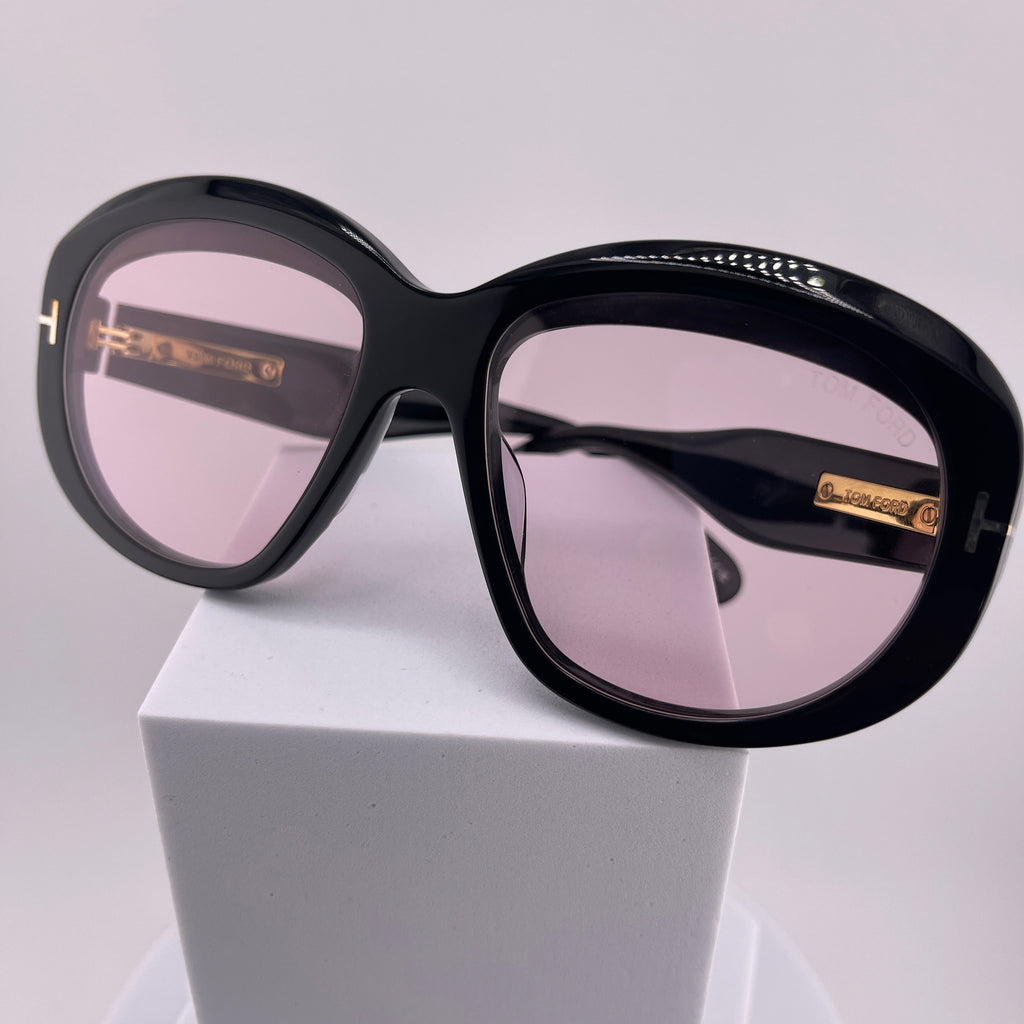 Tom Ford Women's Black Oversized Sunglasses | Elegant Designer Eyewear