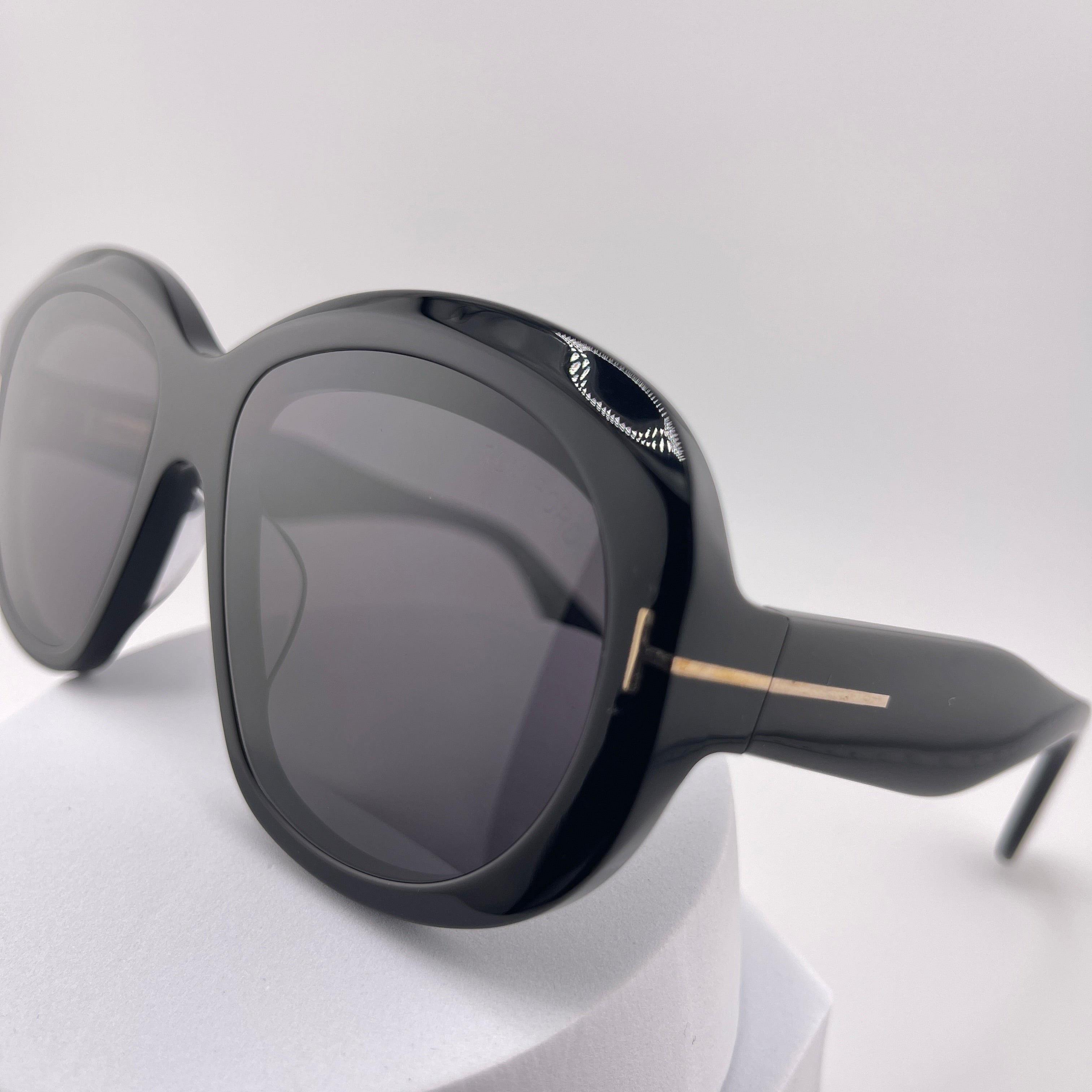 Tom Ford  Women's Black Square Sunglasses | Chic Luxury Eyewear