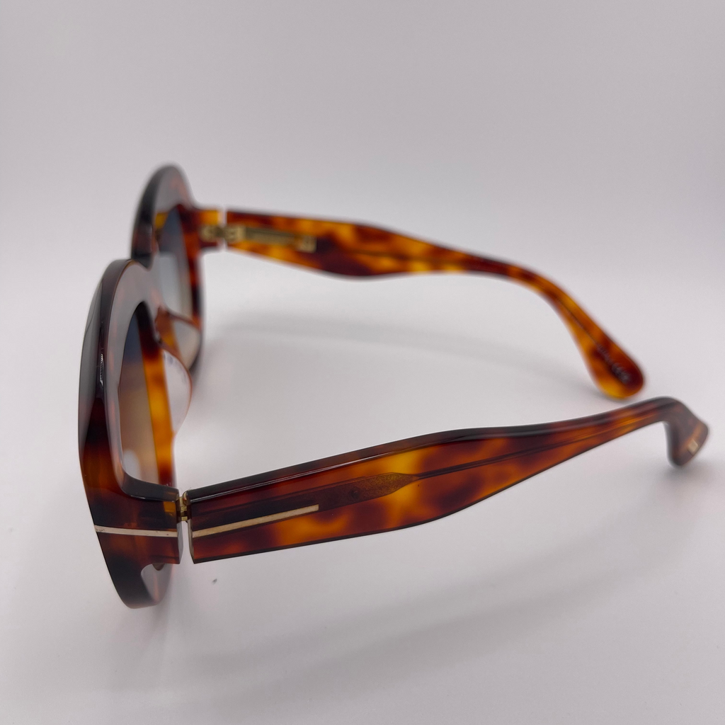 Tom Ford Women's Oversized Tortoiseshell Sunglasses
