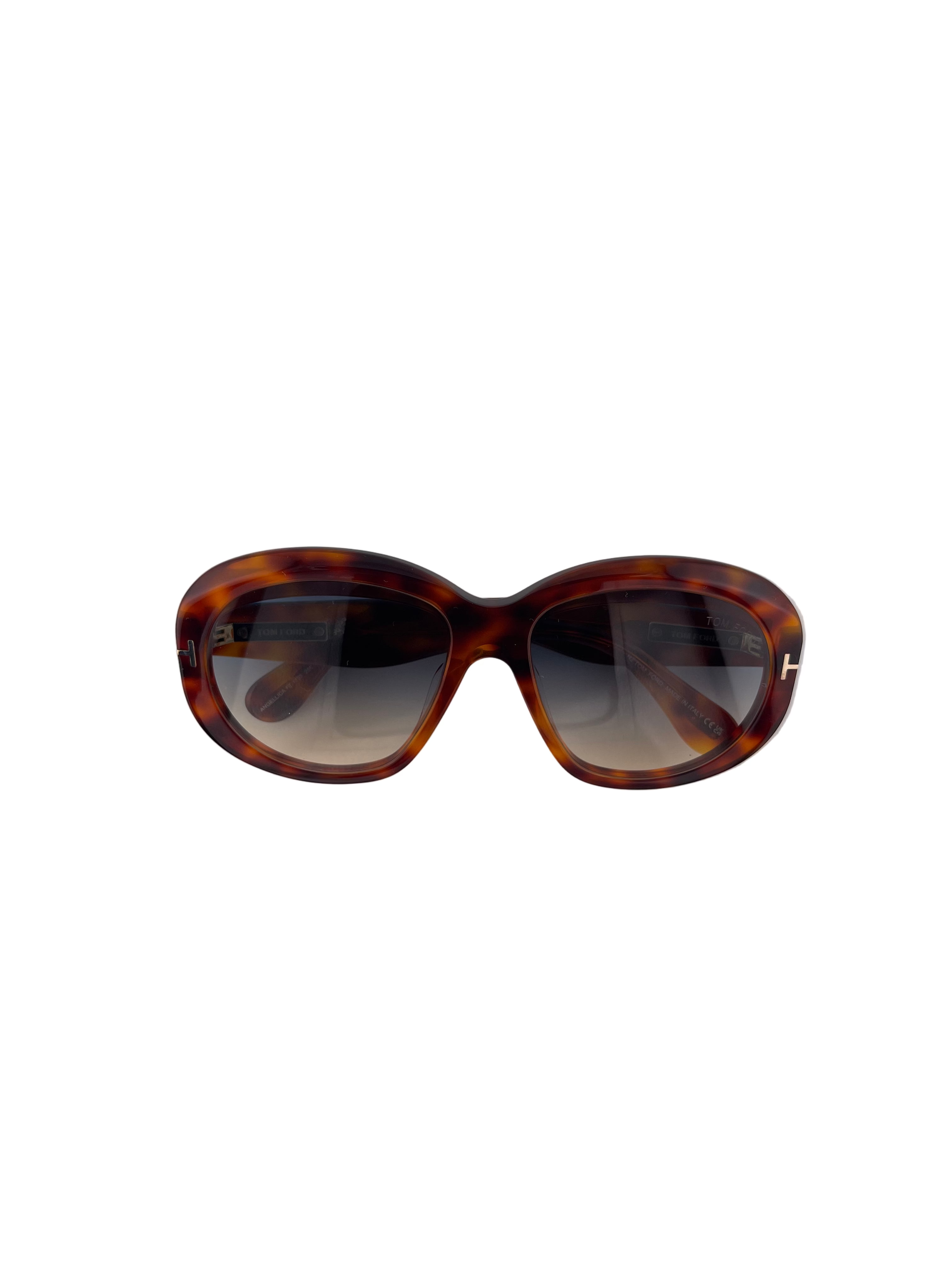 Tom Ford Women's Oversized Tortoiseshell Sunglasses