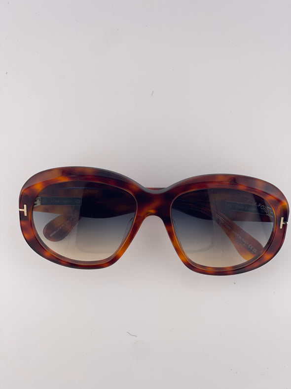 Tom Ford Women's Oversized Tortoiseshell Sunglasses | Luxury Designer Shades