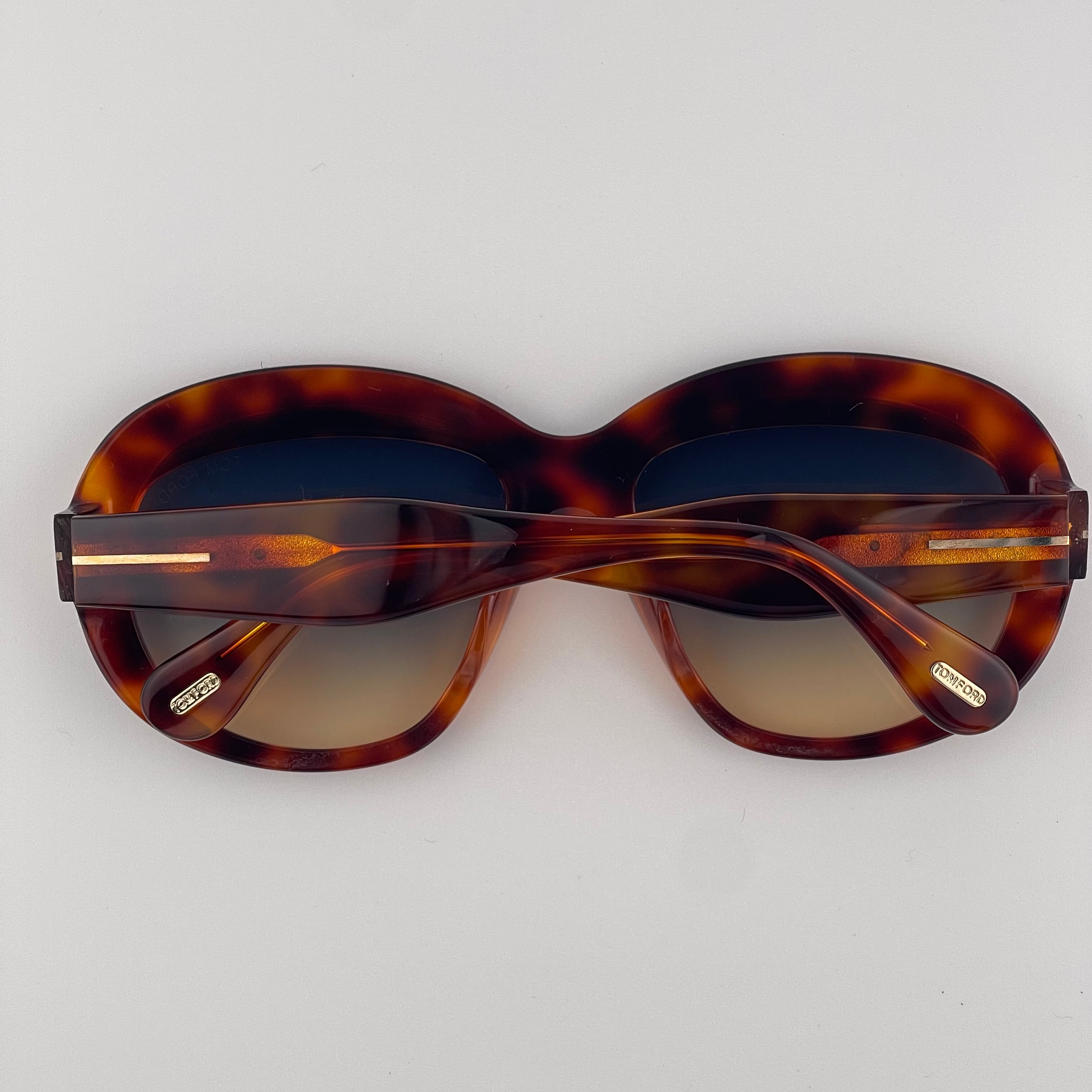 Tom Ford Women's Oversized Tortoiseshell Sunglasses