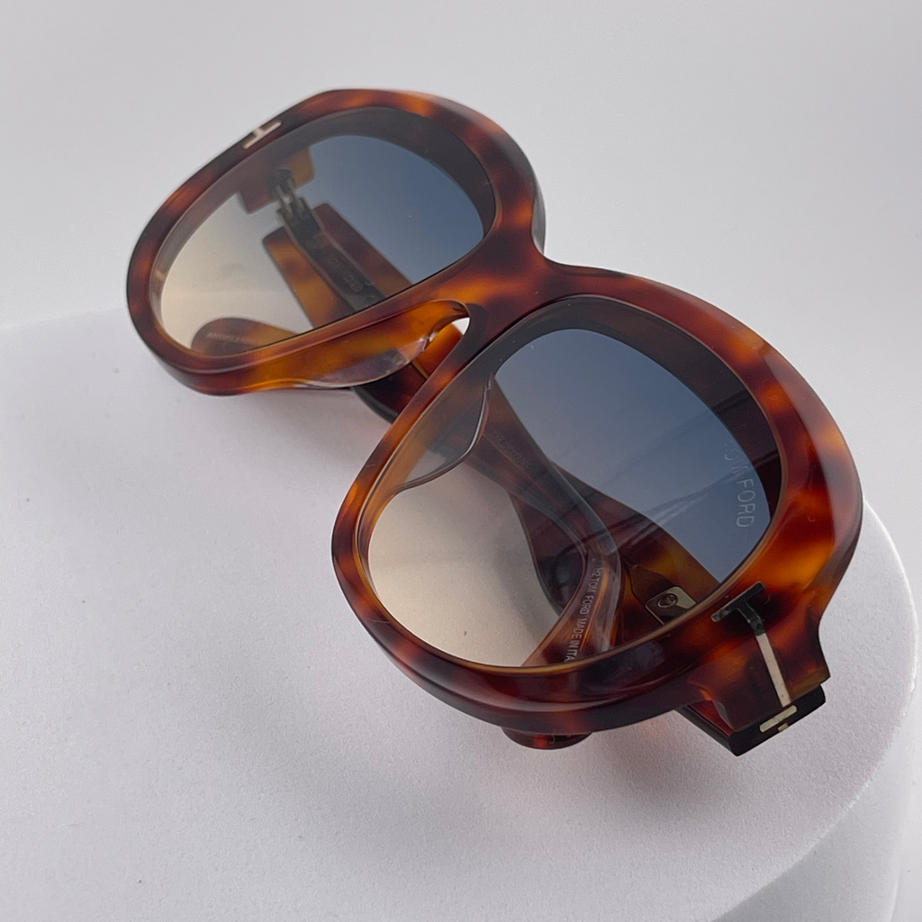 Tom Ford Women's Oversized Tortoiseshell Sunglasses