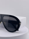 Tom Ford Classic Black Aviator Sunglasses – Designer Unisex Eyewear with Full Packaging