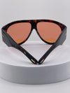 TF Square Frame Sunglasses – Orange Tint Designer Eyewear for Men & Women