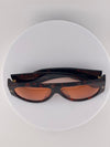 TF Square Frame Sunglasses – Orange Tint Designer Eyewear for Men & Women