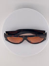 TF Square Frame Sunglasses – Orange Tint Designer Eyewear for Men & Women