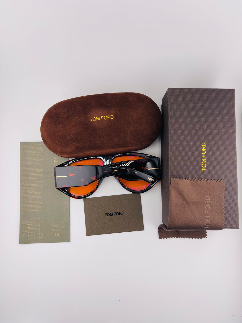 Tom Ford  Sunglasses – Orange Tint Designer Eyewear for Men & Women