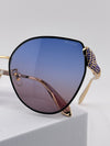 BVL Serpenti Gradient Sunglasses – Luxurious Italian Elegance