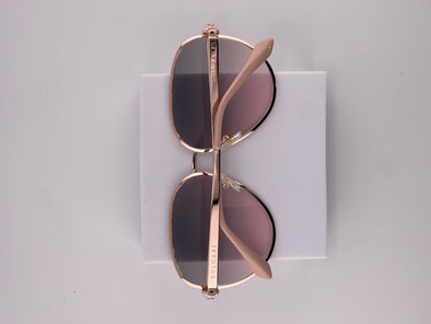 B.LGARI Women's Rose Gold Aviator Sunglasses | Luxury Designer Eyewear