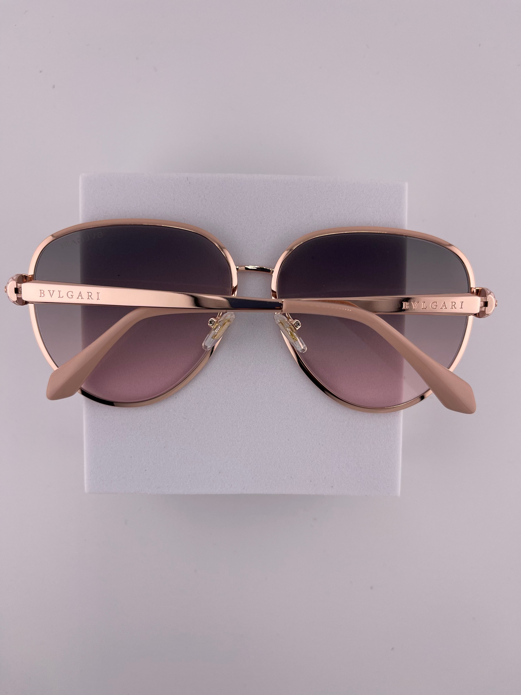 Bvlgari Serpenti Forever Aviator Sunglasses Rose gradient
