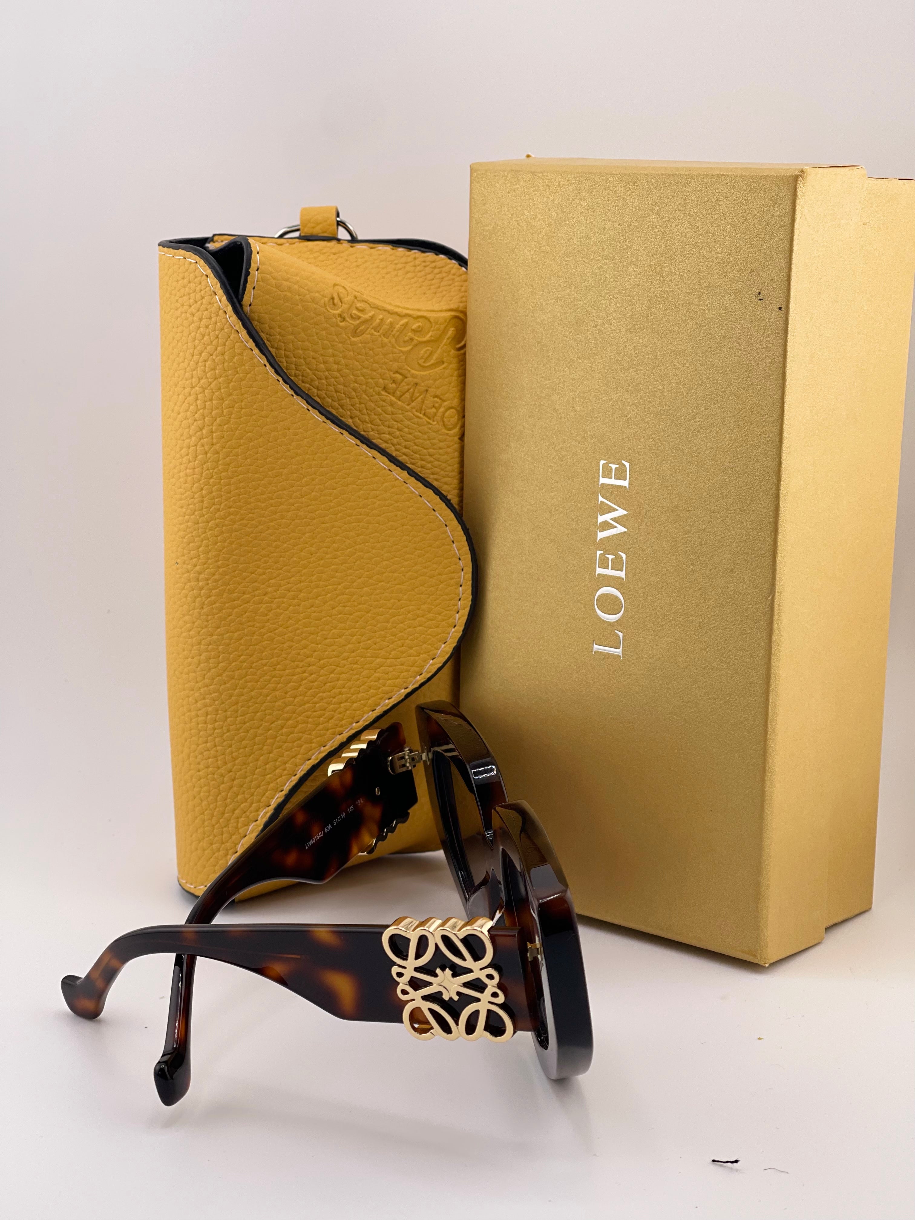 Lowe Tortoise Luxe Frames – Monogram Edition