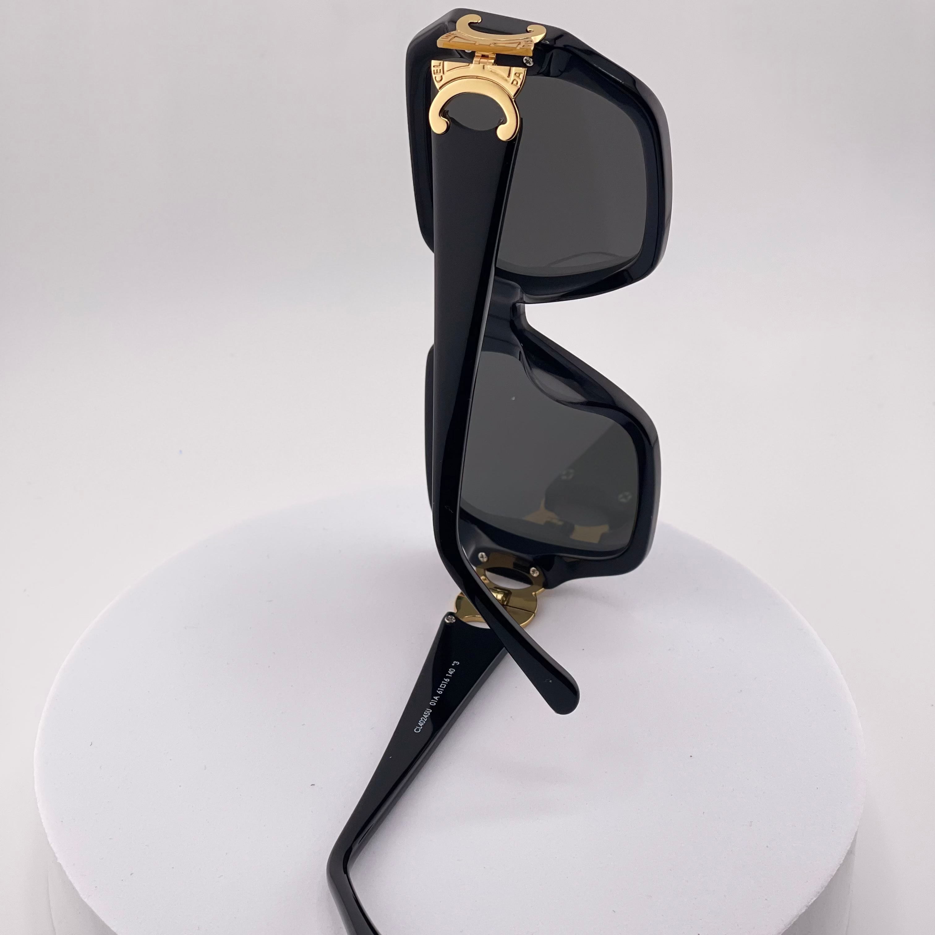Celine Triomphe 01 Acetate Sunglasses – Black