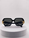 CELINE Paris Women's Black Square Sunglasses | Bold Luxury Fashion