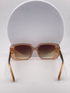 CHANEL Ombre Luxe Square Sunglasses – Rose Brown Gradient Elegance