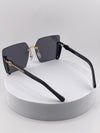 Chanel Women's Black Square Sunglasses | Luxury Designer Eyewear