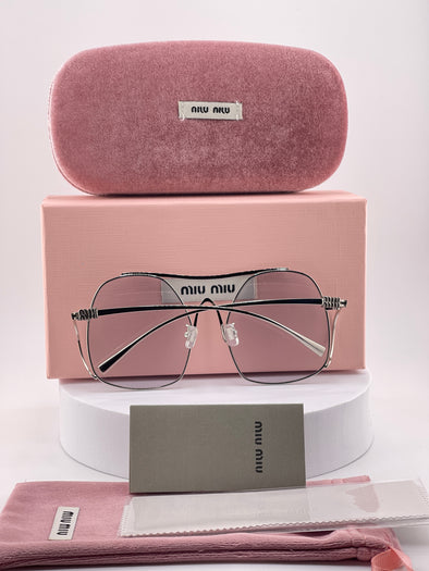Miu Miu Full Silver Lens  – Sleek, Chic, and Unapologetically Glam