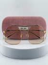 Miu Miu Full Gold Lens – Radiate Bold Luxury