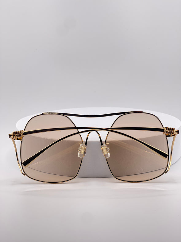 Miu Miu Full Gold Lens – Radiate Bold Luxury