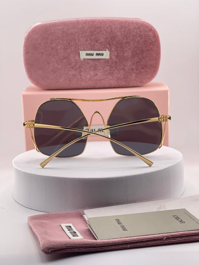 Miu Miu Black & Gold Luxe Shades