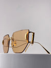 30Montaigne S7U
Purple-to-Pink Gradient Square Sunglasses