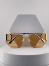 30Montaigne S7U
Purple-to-Pink Gradient Square Sunglasses