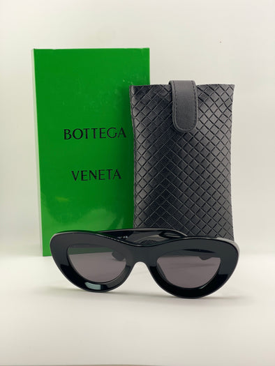 Bottega Veneta Cat Eye Black Sunglasses – Classic Glamour, Modern Edge