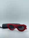 BV Cat Eye Red Sunglasses