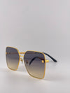Versace Square Face Light Purple Sunglasses – Statement Style with a Soft Touch