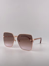 Versace Square Face Pink Sunglasses – Bold Geometry, Feminine Flair