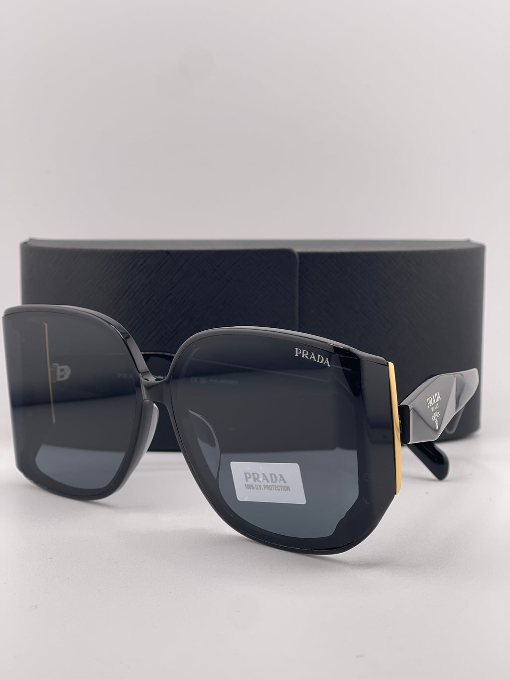 Prada PR17WS Black sunglasses.