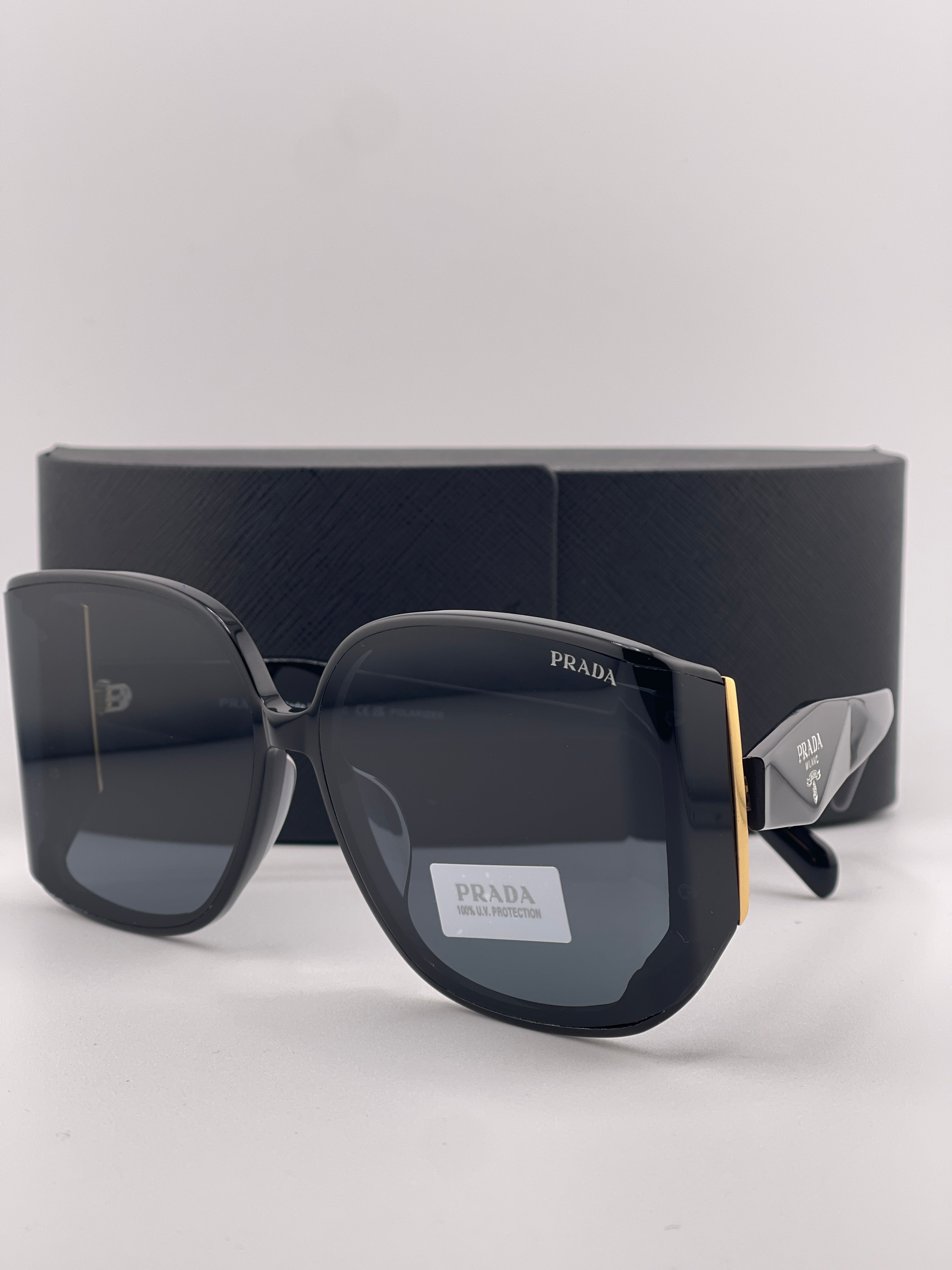 Prada PR17WS Black sunglasses.