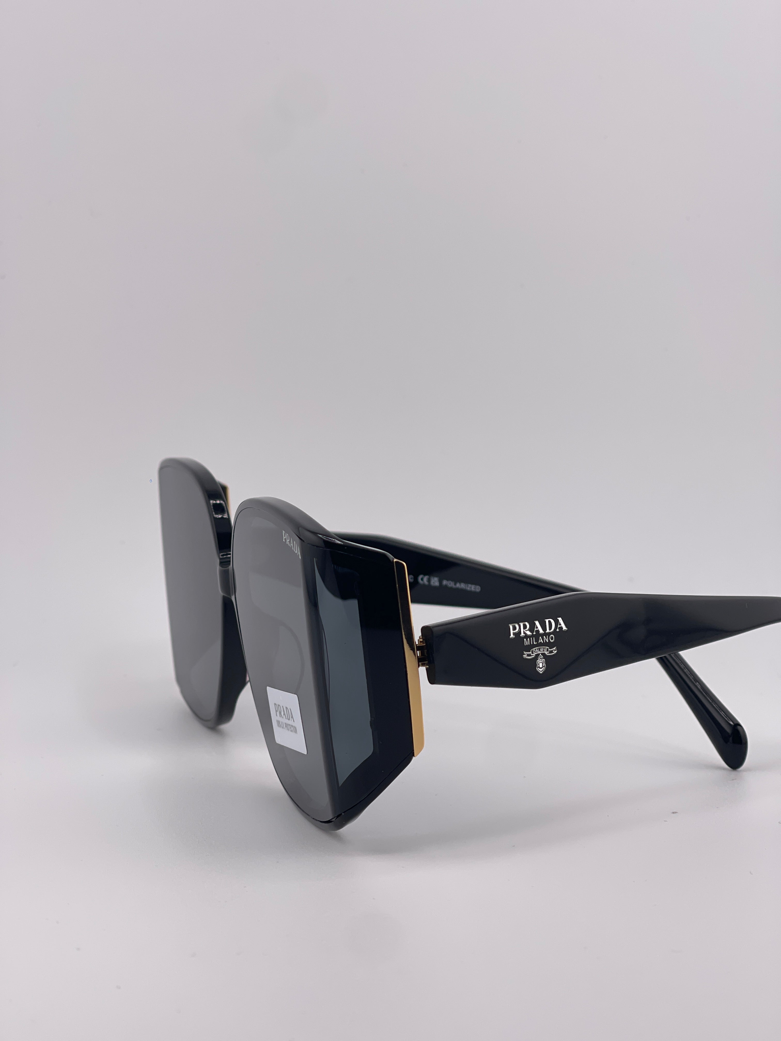 Prada PR17WS Black sunglasses.