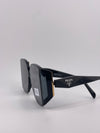 Praada Curved Face Black Sunglasses – Sleek Design Meets Modern Luxury