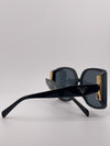 Praada Curved Face Black Sunglasses – Sleek Design Meets Modern Luxury