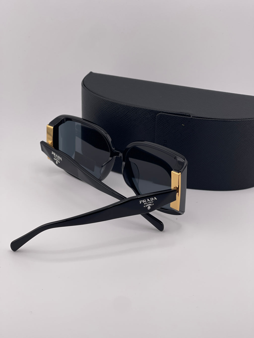Prada PR17WS Black sunglasses.