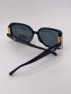 Praada Curved Face Black Sunglasses – Sleek Design Meets Modern Luxury
