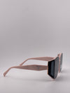 Praada Curved Face Pink Sunglasses – Bold Elegance with a Feminine Twist