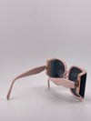 Praada Curved Face Pink Sunglasses – Bold Elegance with a Feminine Twist