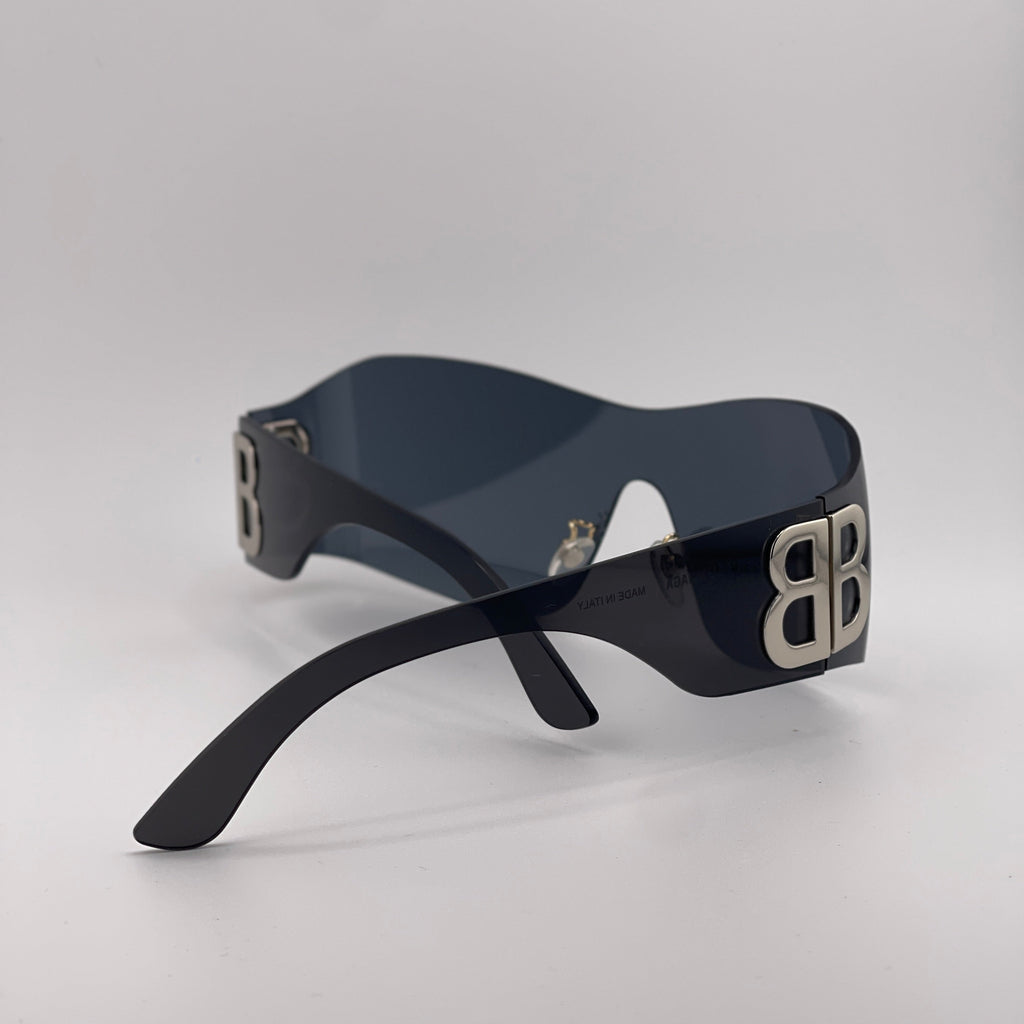 Balenciaga Mono Mask, bossy Shield Sunglasses