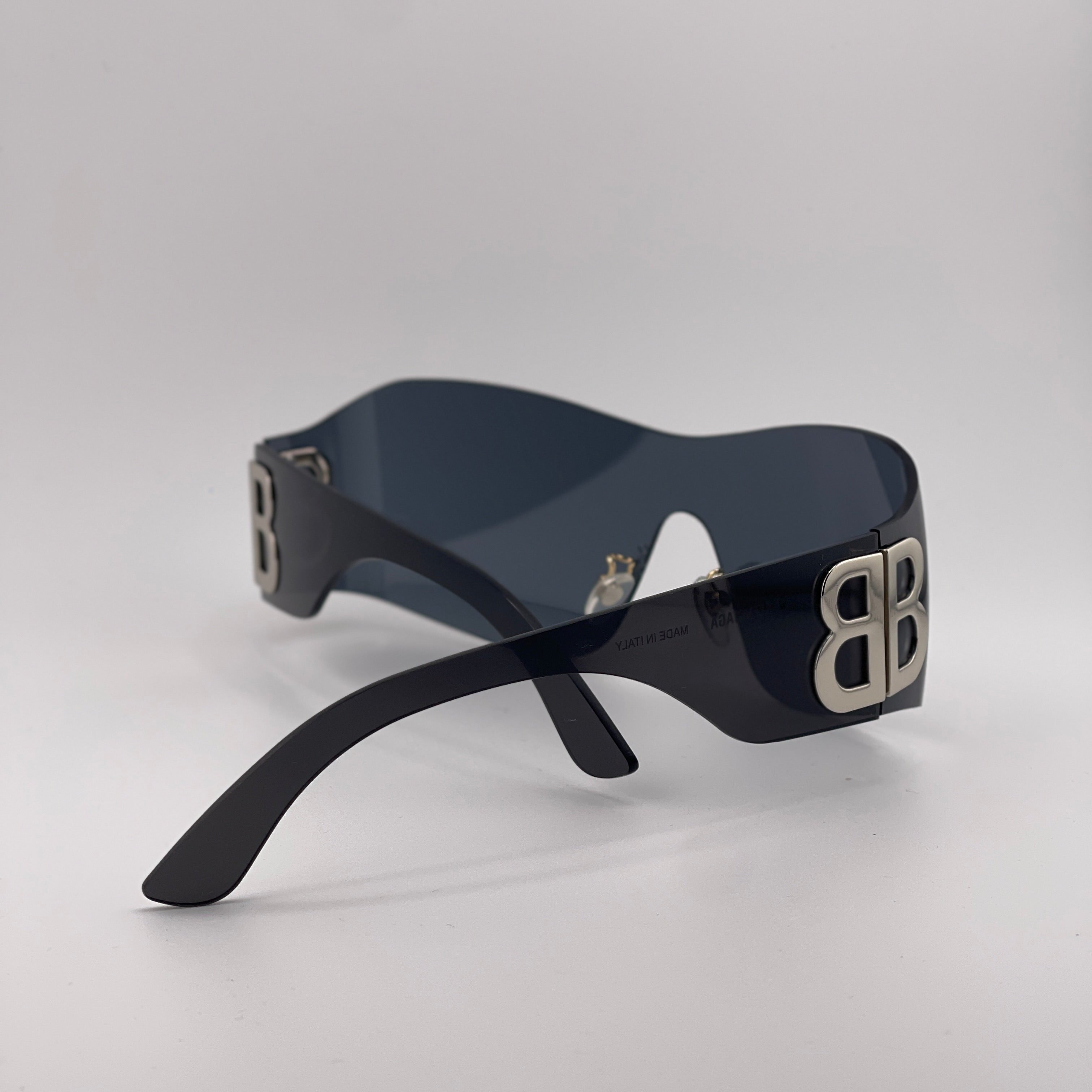 Balenciaga Mono Mask, bossy Shield Sunglasses