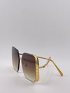 LV Moon Metal Square Sunglasses– Timeless Luxury Meets Bold Style