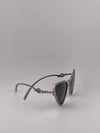 Guucci Cat Eye Silver Sunglasses – Sleek Sophistication with a Glam Edge