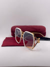 Guucci Main Chic White Sunglasses – Bold Elegance in Pure White